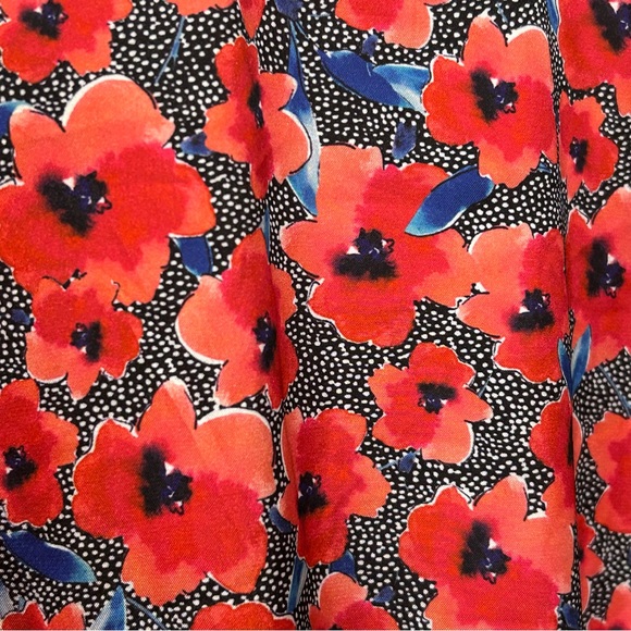 NEW Revolve x House of Harlow Aja Mini Dress Wrap Red Poppy Floral Medium - Picture 5 of 13